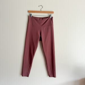 Onzie Tan Mauve Ribbed Leggings XL